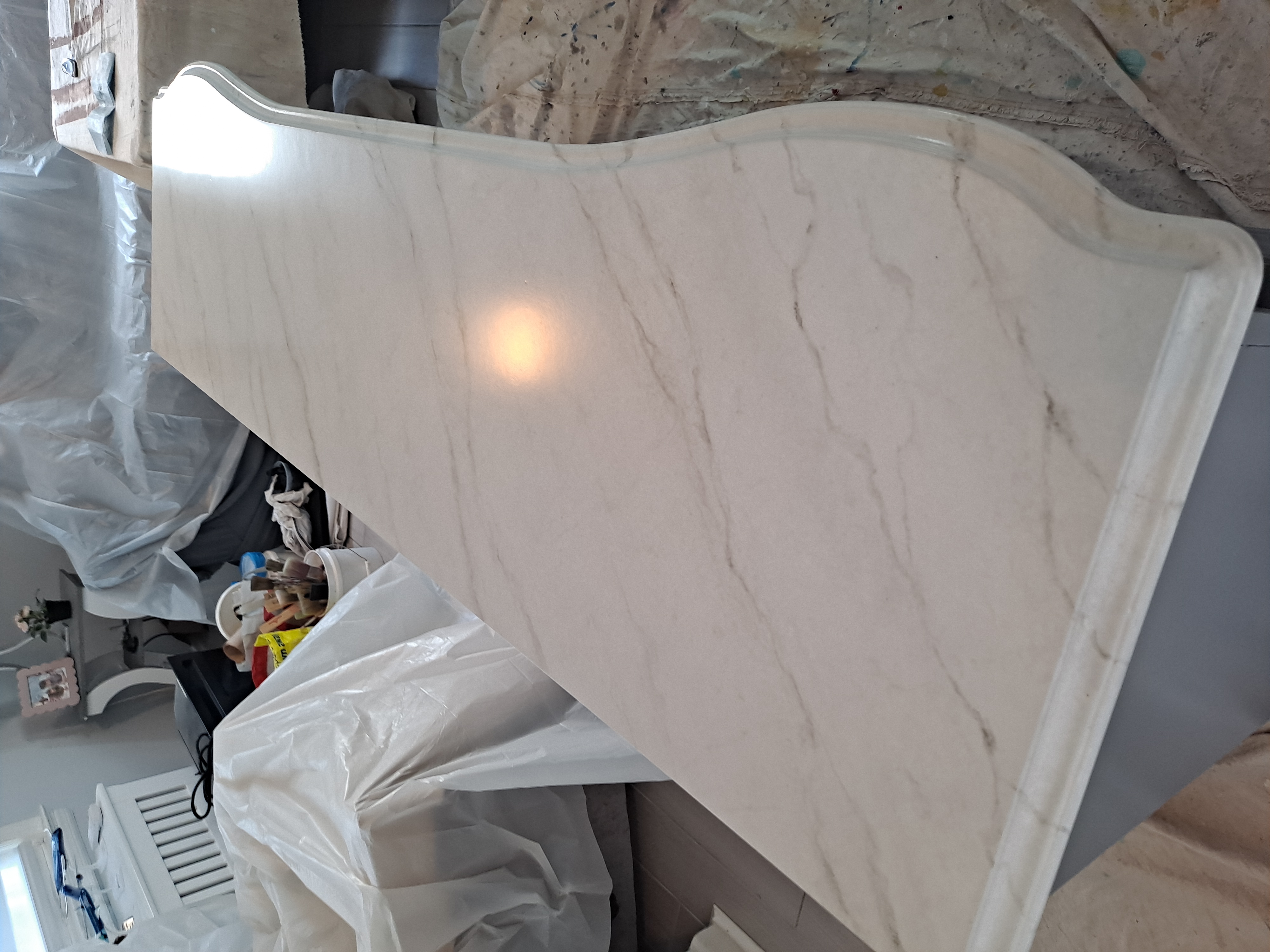 Faux Marble Counter Top