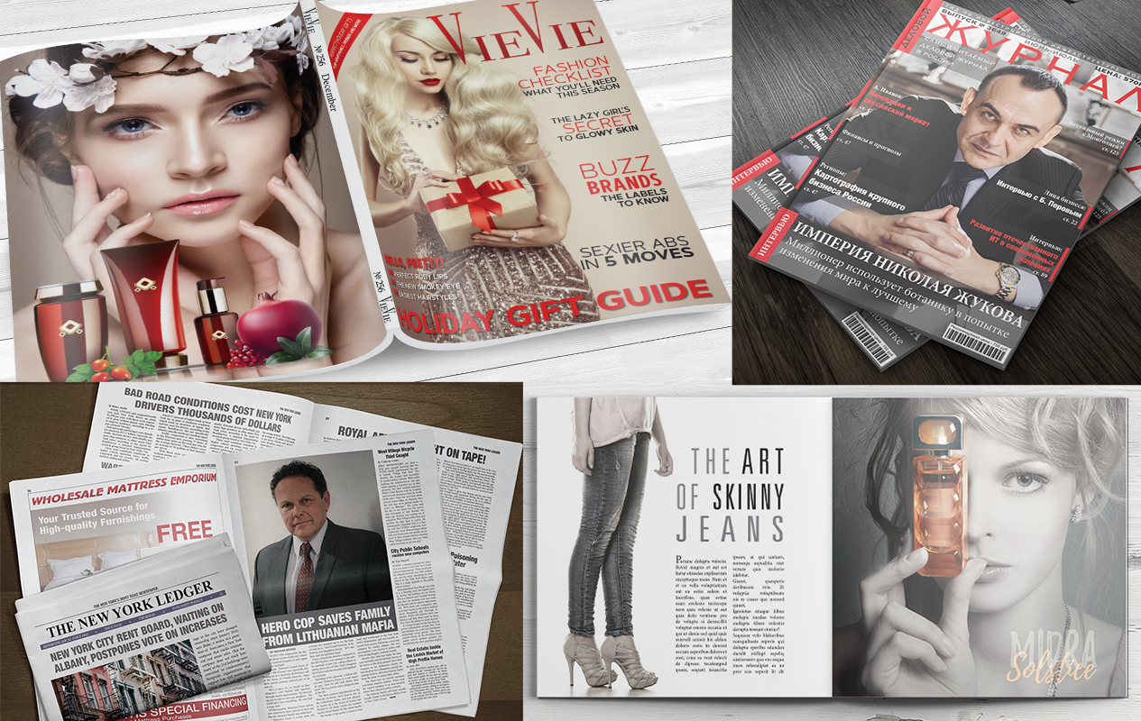 Newspapers and magazines 