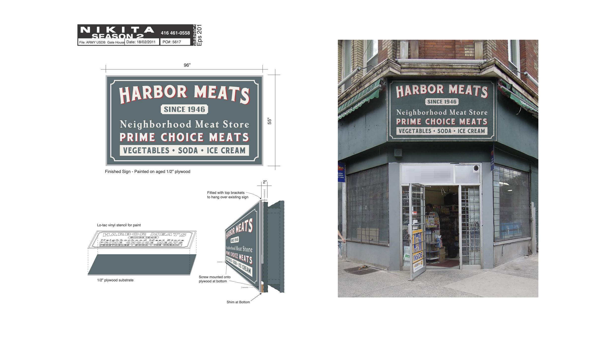 Meat Shop Sign