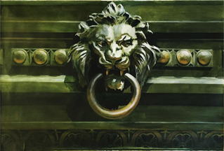 Bronze lion