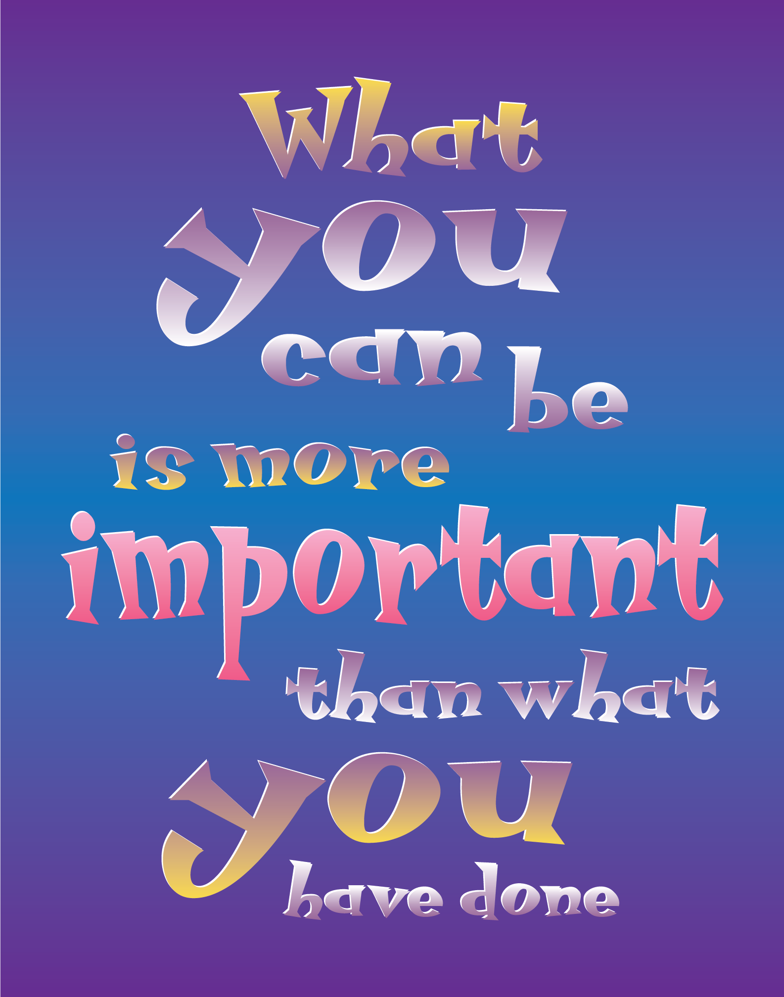 What You Can Be Poster