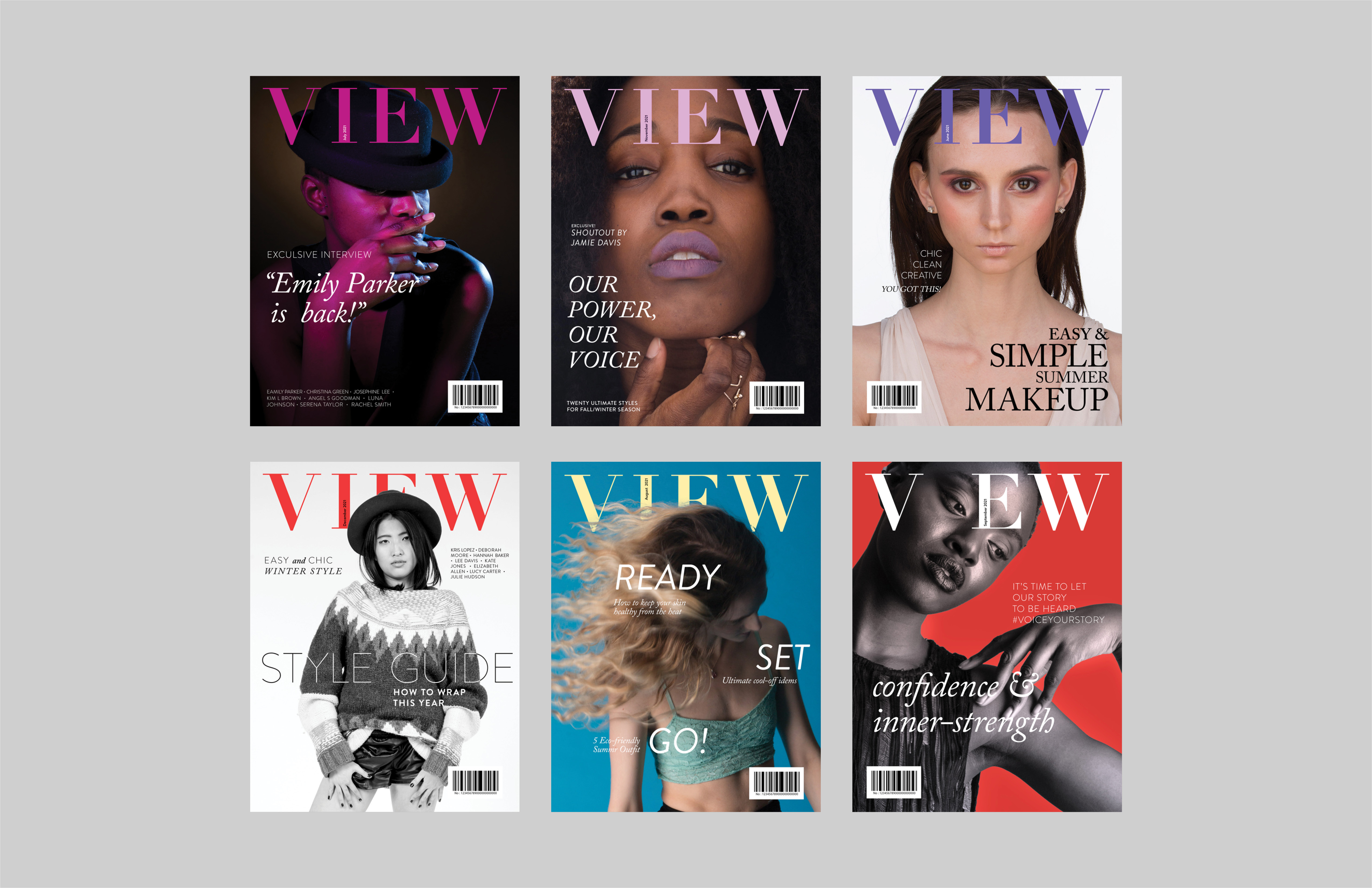 Fictional Magazine Covers