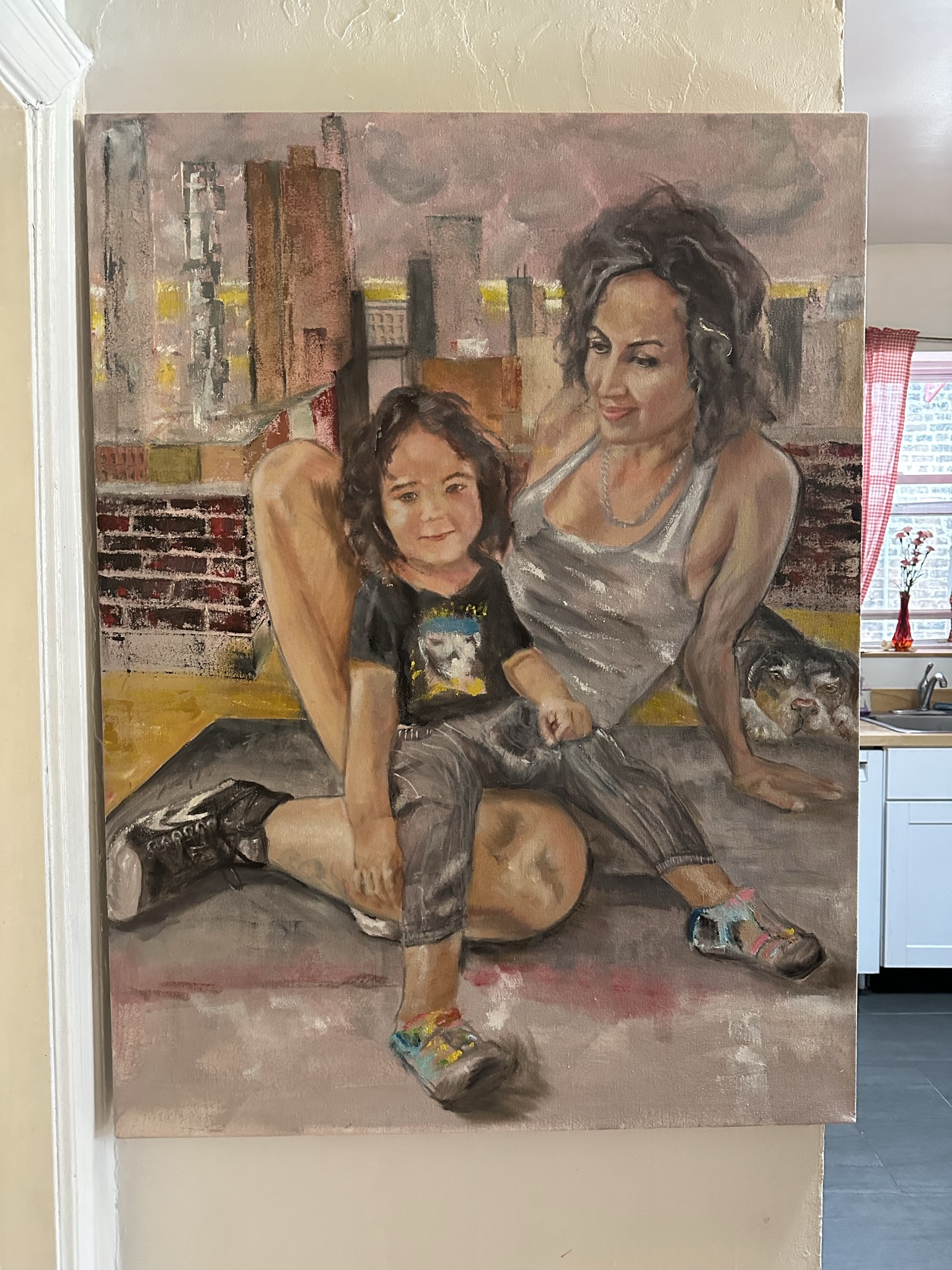 portrait painting, personal work