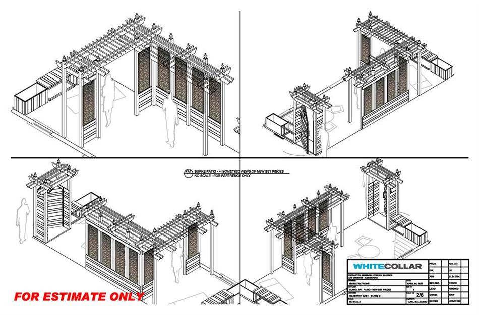WHITE COLLAR - Burke Patio Pergola