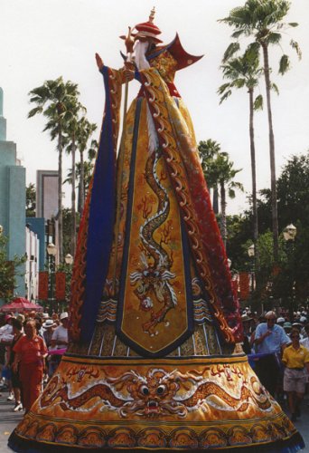 The Emperor, Mulan Parade, Disneyworld