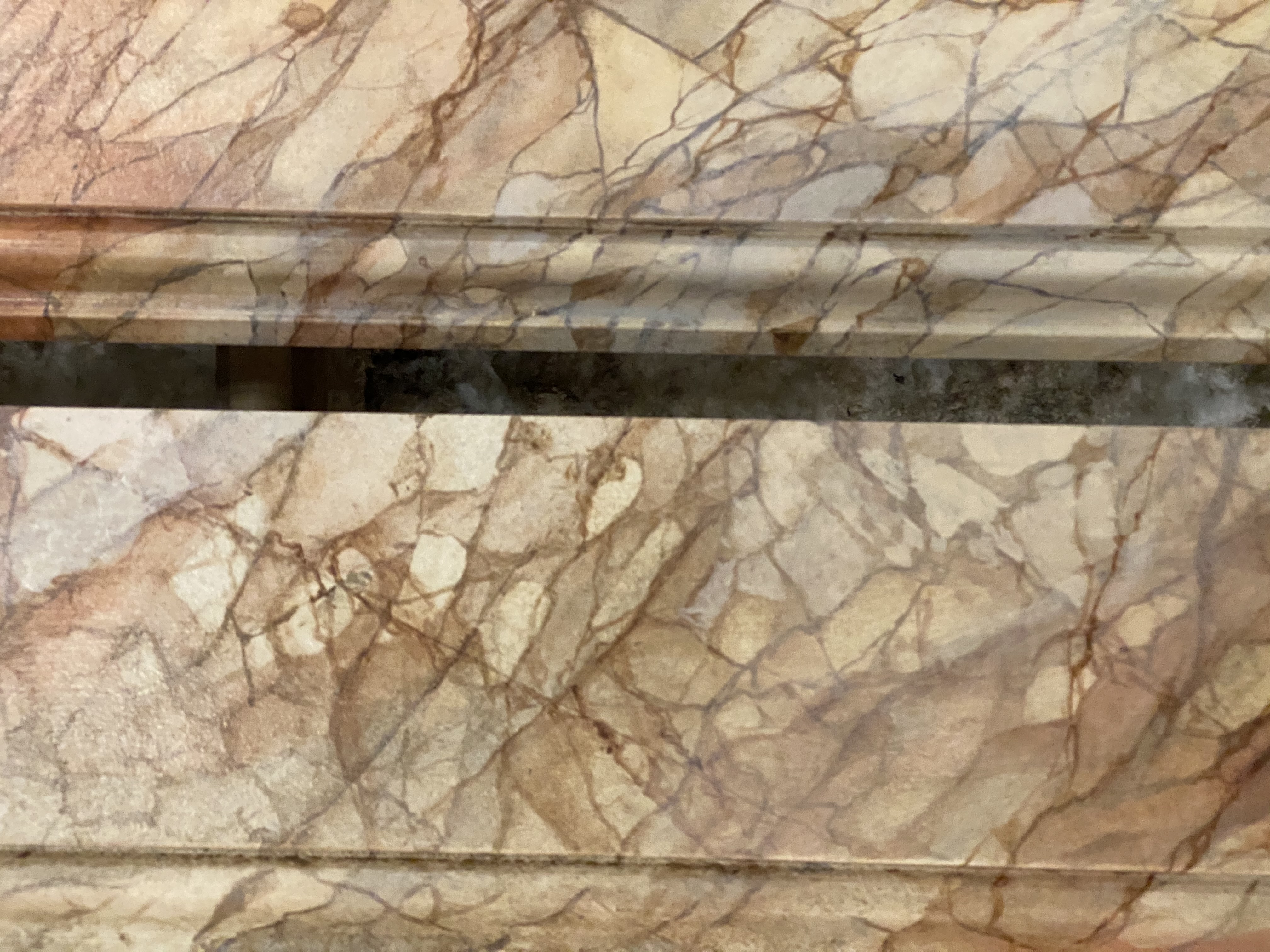 Painted marble sample