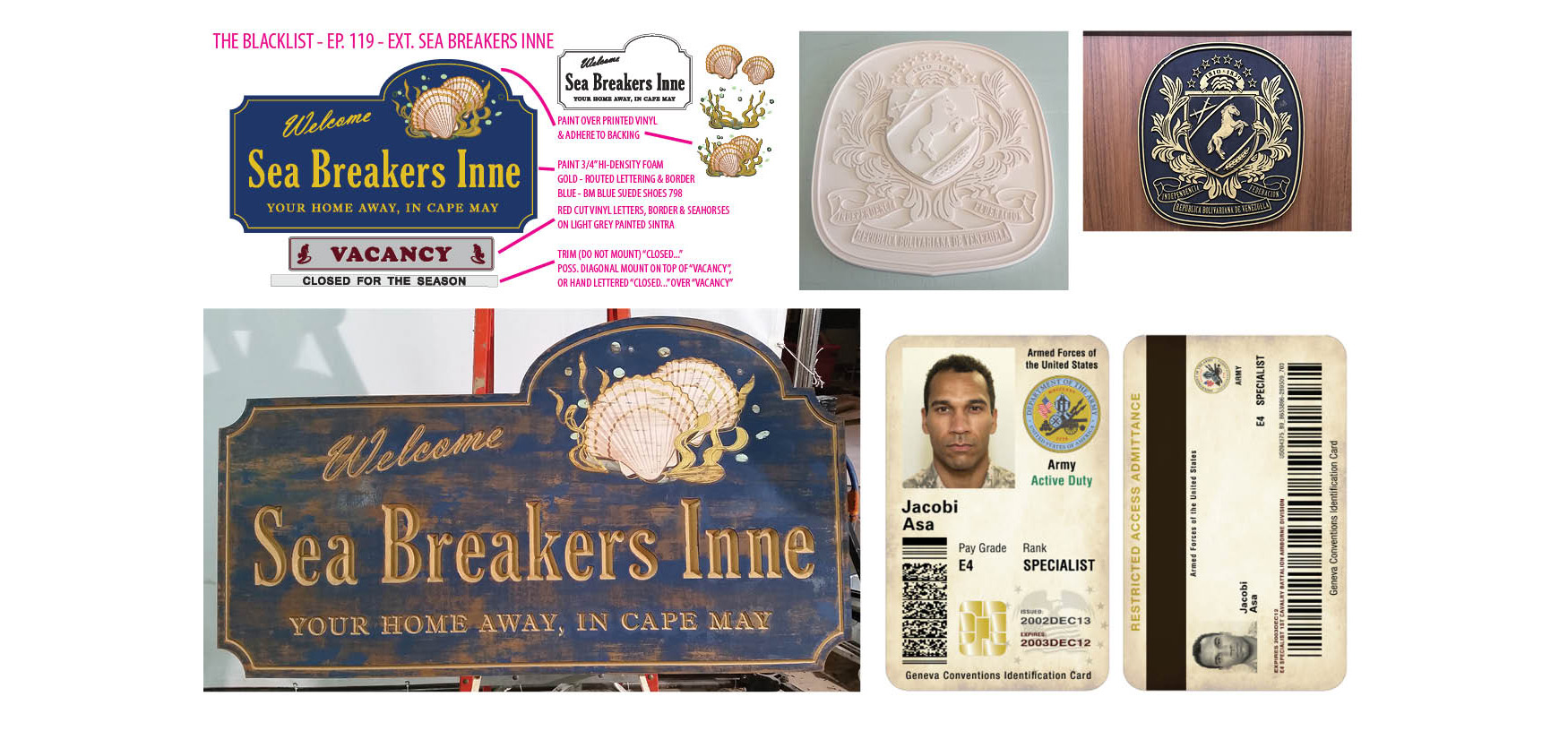 assorted work samples