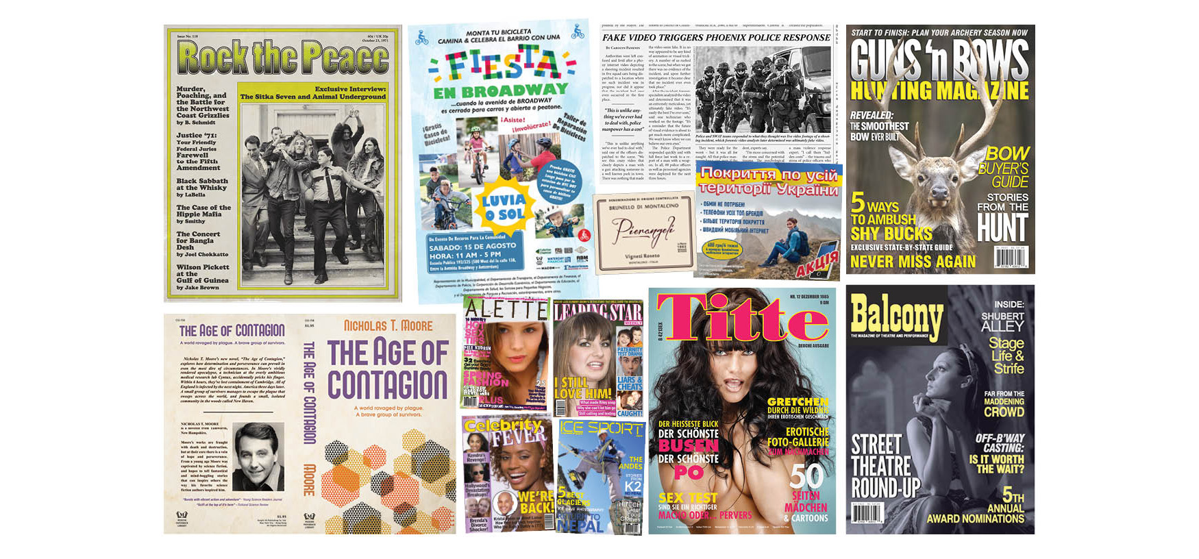 Magazines, Book & Paperwork