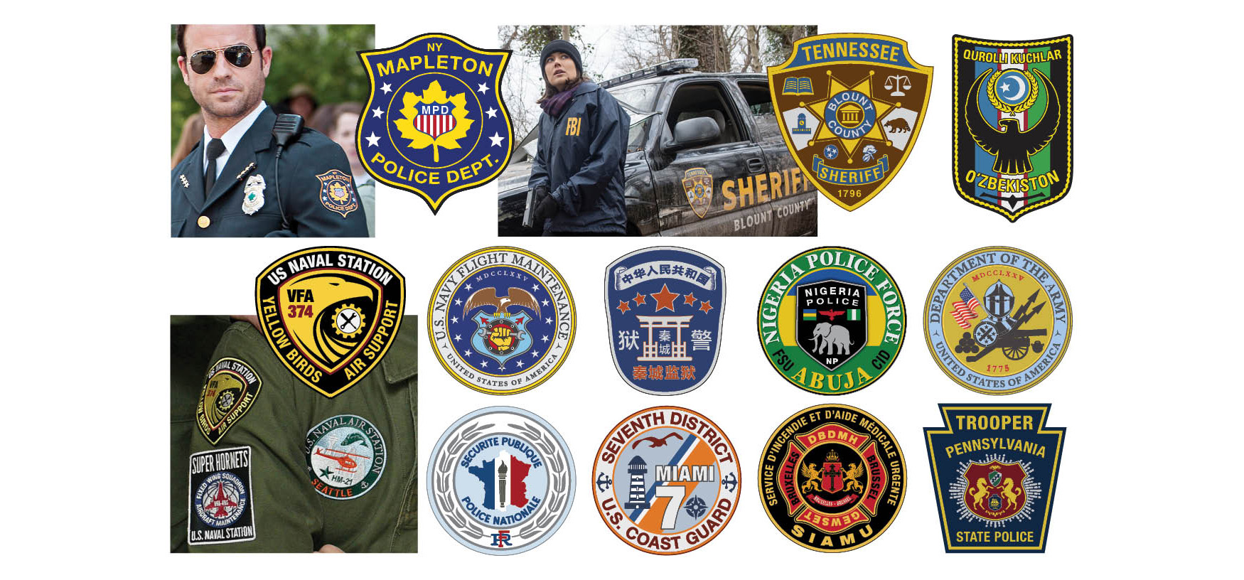 Fictional Seals & Patches