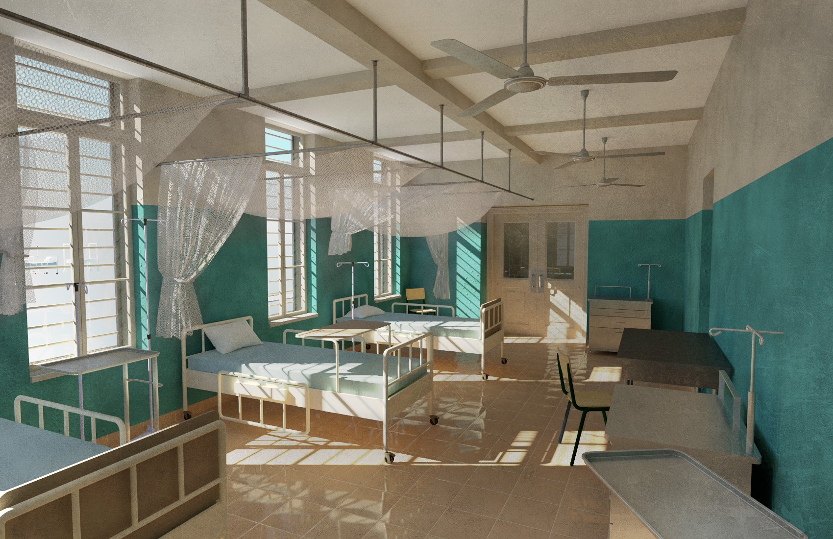India Hospital Concept Rendering