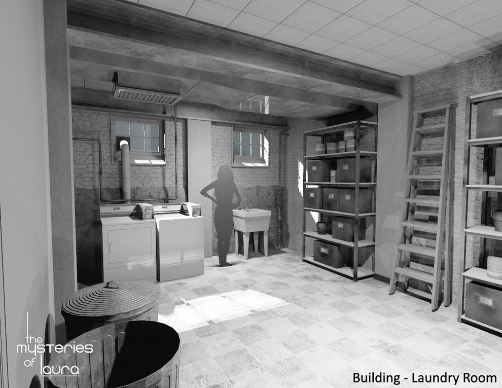 Laundry Room Rendering