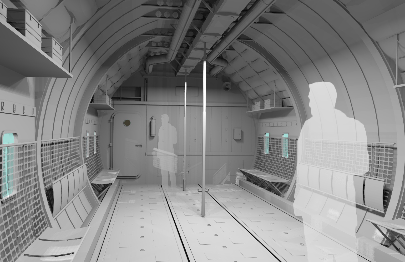 Cargo Plane Concept Rendering
