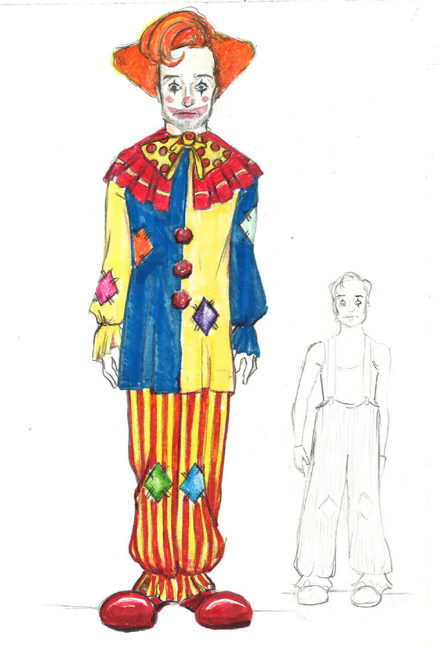 Conan as Clown
