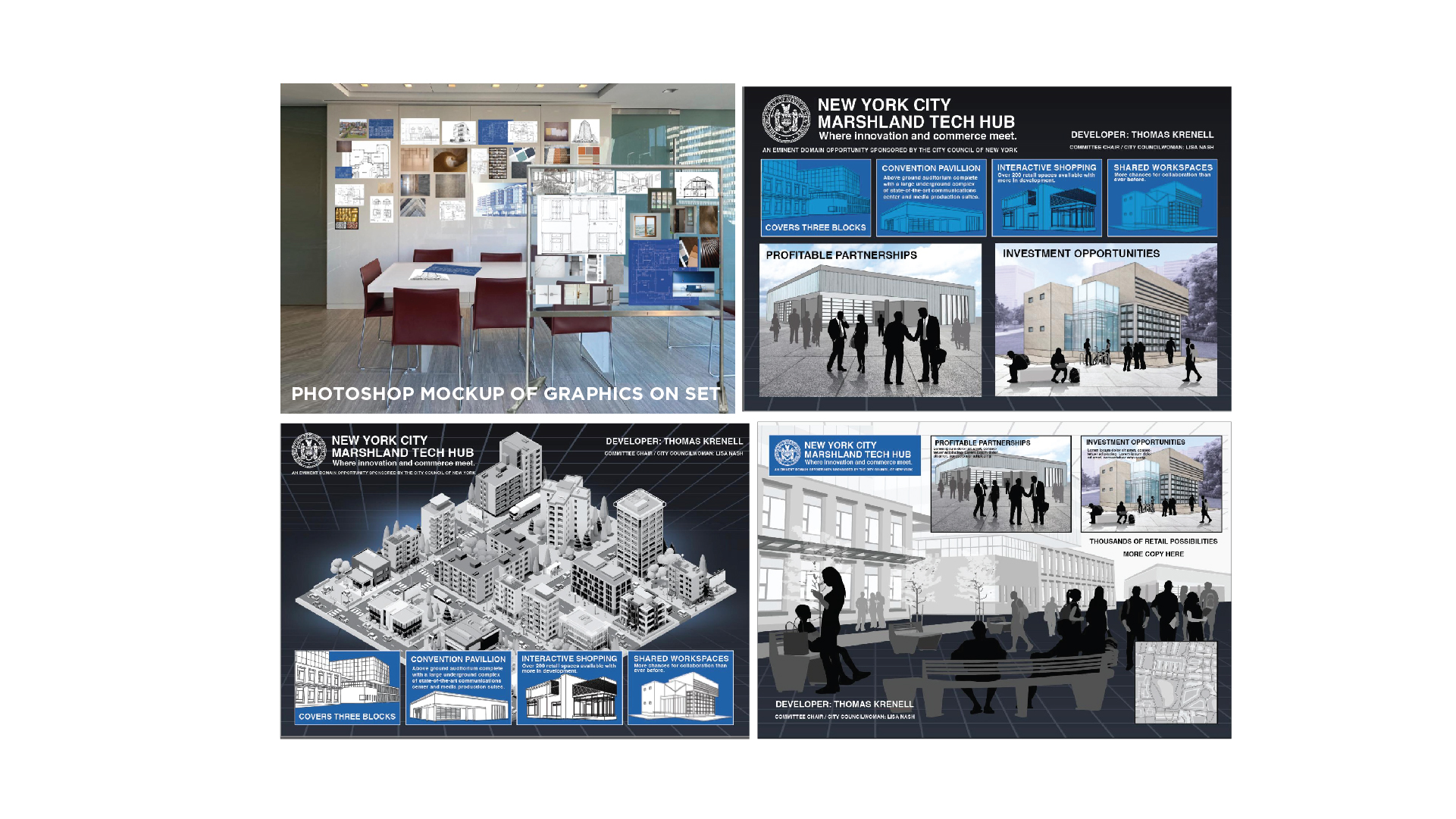 BULL - ARCHITECT OFFICE, SET MOCKUP & PROP GRAPHIC