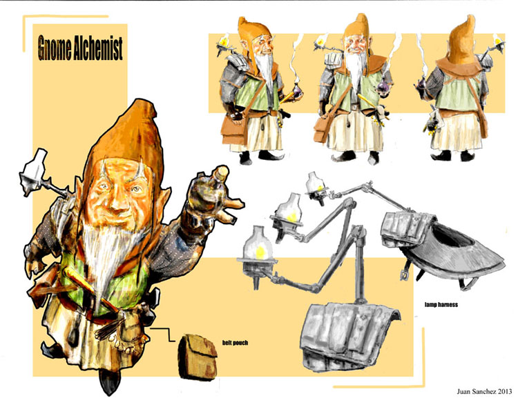 GNOMISH TINKERER CONCEPT DESIGN
