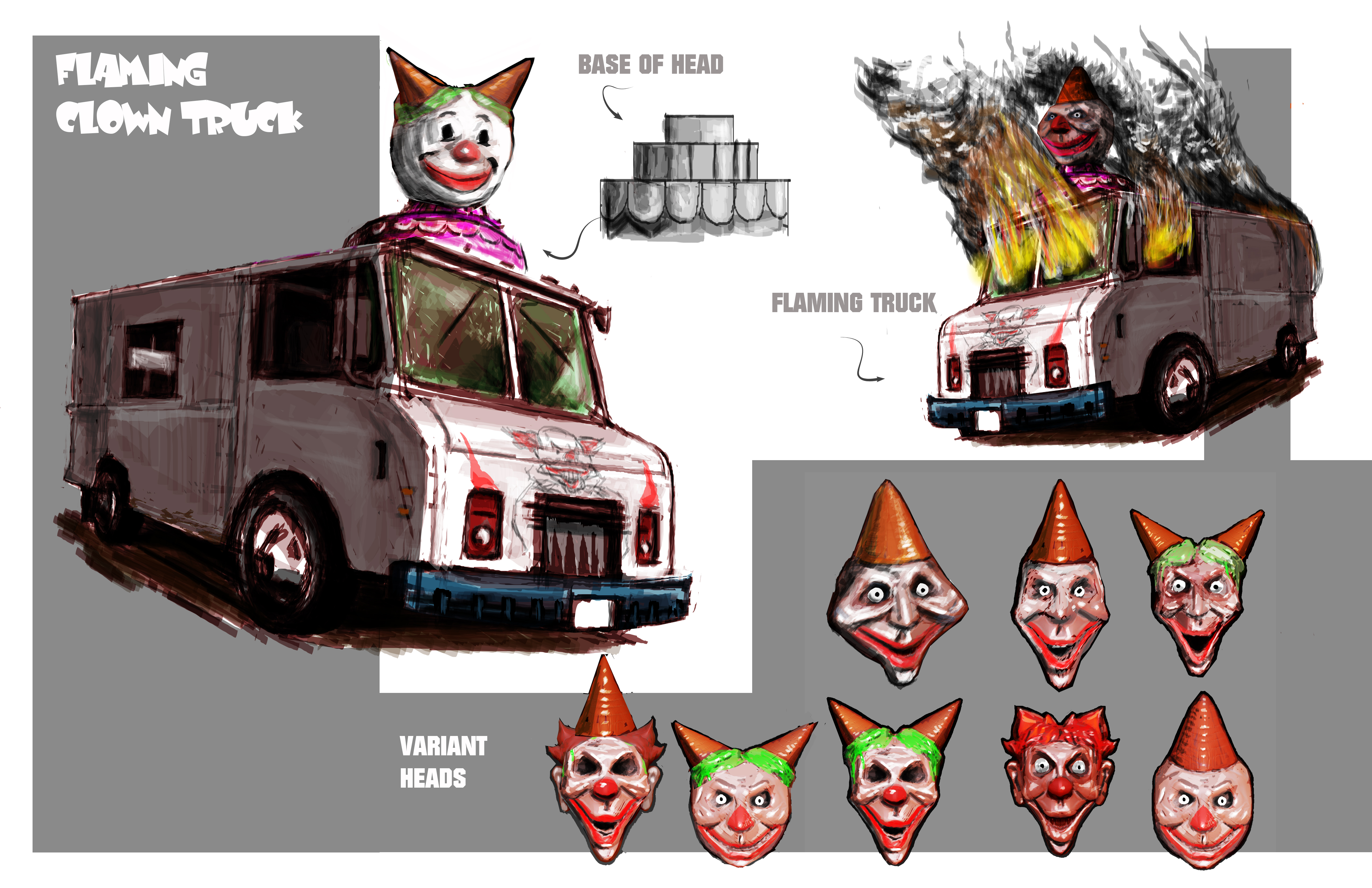 FIRST PURGE CLOWN TRUCK CONCEPT 