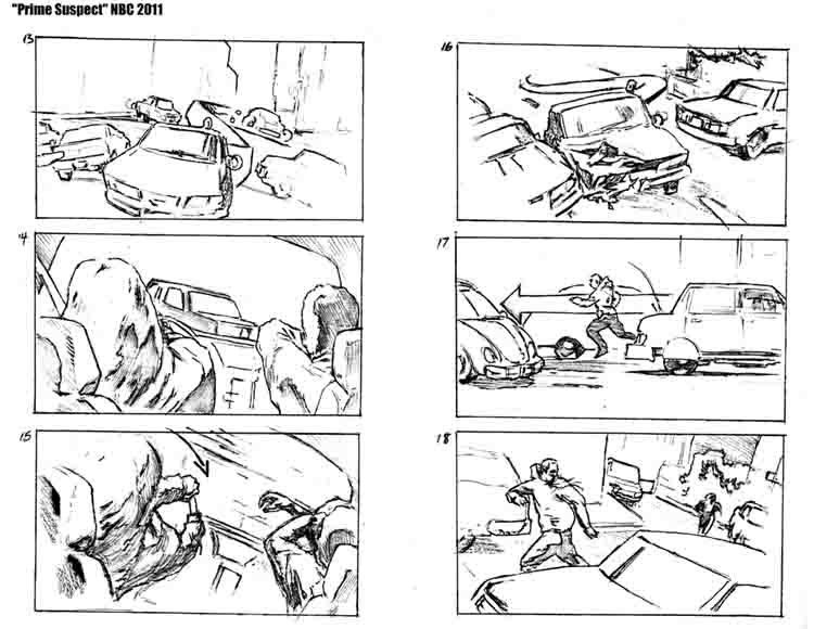 PRIME SUSPECT STORYBARD SAMPLE 1