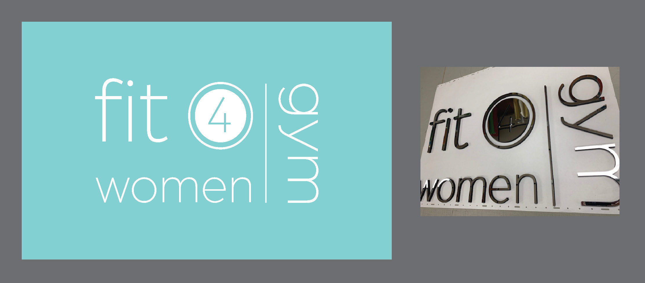 Gym logo and signage