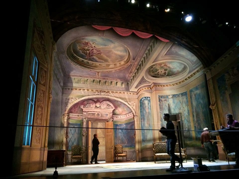 Tosca--Backdrops--New York City Opera