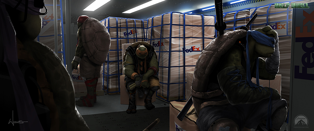 TMNT 2 concept art
