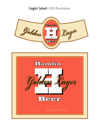 Lager label